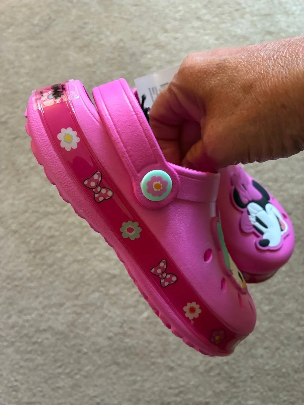 Disney Jr. Girls Minnie Mouse & Daisy Duck Clog Sandals - Size 9/10